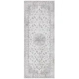 ELLE DECORATION Nain Gr. 12, grau, B:80cm H:7mm L:200cm, Polyester, Teppiche, Teppich, Orientalisch, Läufer, Kurzflor, Vintage-Look