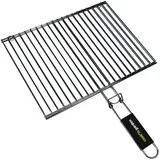 Cook'in garden Doppelgrill rechteckig 40 x 30 cm Stahl schwarz
