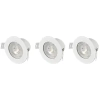 Sygonix SY-6417586 LED-Einbauleuchte 3er Set Warmweiß bis Neutralweiß LED