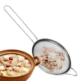 Metallsieb mit Griff, Sieb mit Griff | Feindrahtsieb aus Edelstahl für die Küche – Werkzeugsieb für Küchengeräte, genießen Sie das Kochen und Kochen