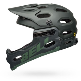 Bell Helme Super 3R MIPS 52-56 cm matte green 2021