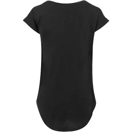 F4NT4STIC Long Cut T-Shirt Vulkanausbruch in schwarz | Gr.: 3XL