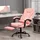 Vinsetto Chefsessel Kunstleder Rosa