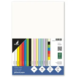 Kangaro Tonpapier Cremeweiß DIN A4 160 g/qm 50 Blatt