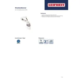 Leifheit Kirschentkerner Edelstahl weiß