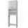 Vicco Irma Waschmaschinenschrank 64 x 190,5 cm Weiß Hochglanz
