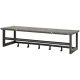 KAWOLA Wandgarderobe SESTA grau