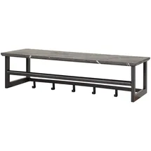 KAWOLA Wandgarderobe SESTA grau