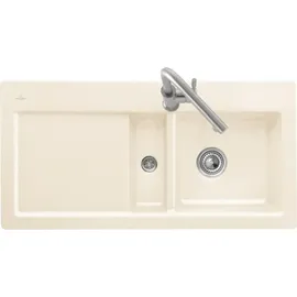 Villeroy & Boch Subway 60 rechts Einbauspüle chromite 1000 x 510 mm Excenterbetätigung
