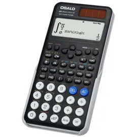 OSALO Wissenschaftlicher Taschenrechner 417 Funktion 10+2 Stellen Geschriebenes Display Solar Batterie Rechner Schutzhülle für Schule Schwarz (OS 991ES Plus 2nd Edition)...