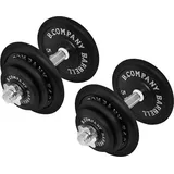 Bad Company Guss Kurzhantel-Set 40Kg (2x20) Hantelscheiben Hantelset