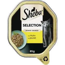 Sheba Schale Selection in Sauce Häppchen mit Huhn 22 x 85g