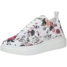 Mustang Sneaker Damen Dunkelgrün/Rosa/Weiß 39