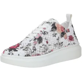 Mustang Sneaker Damen Dunkelgrün/Rosa/Weiß 39