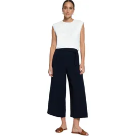 Zero Culotte Weites Bein Blau 38