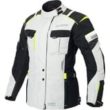 BÜSE Breno Pro Damen Motorrad Textiljacke wasserdicht - Schwarz/Hellgrau 42