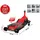 KS Tools Wagenheber Stahl rot flach 95-540 mm