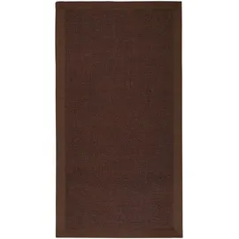 Karat Sisal-Teppich Amazonas Dunkelbraun Mit Bordüre