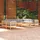 vidaXL Garten-Lounge-Set 11-tlg. grau Kiefer