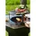 barbecook erhöhter Grill 36 cm Karbonstahl grau
