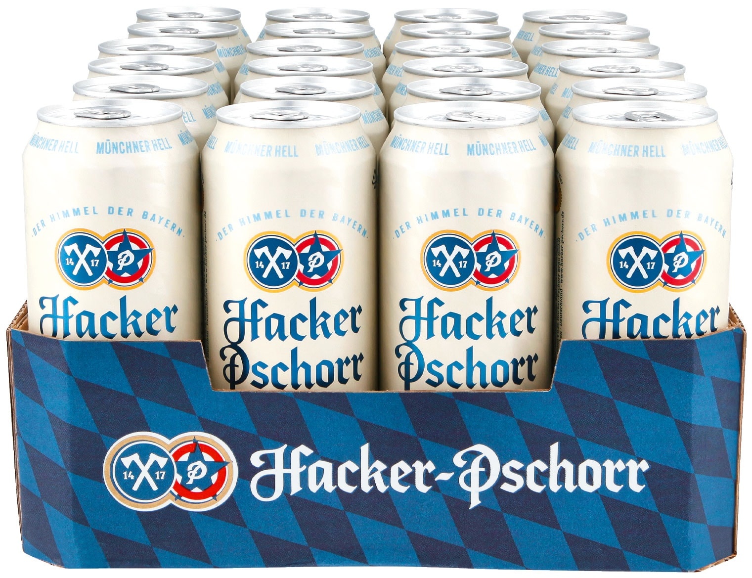 Hacker Pschorr Münchner Hell 5,0 % vol 0,5 Liter Dose, 24er Pack