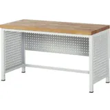 Rau Seiten-Lochwand für Werkbankfuß 8000, H617mm, für Fußtiefe 850mm, RAL7035