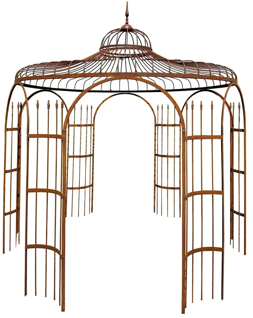 Badeko Pavillon „Sonnenschein“ in Edelrostoptik