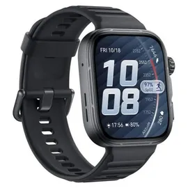 Huawei Fit 5 Pro BT 44 mm Titangehäuse Silber Fluorelastomerarmband Black