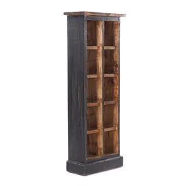 DESIGN DELIGHTS Bücherregal 94 x 36 x 17 cm Schwarz