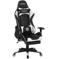 Beliani Gaming Stuhl drehbar VICTORY Kunstleder Weiß