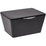 Wenko Aufbewahrungsbox Brasil 19 x 10 x 15,5 cm 1-tlg. schwarz