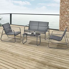 casa.pro Anzi Set 4-tlg. Grau