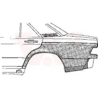 Van Wezel Kotflügel hinten, unten Mercedes-benz: 3020143