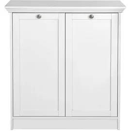 Möbel Kraft Laurito 80 x 90 x 35 cm weiß