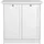 Möbel Kraft Laurito 80 x 90 x 35 cm weiß