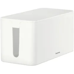 Hama Mini, Kabelgehäuse, Schreibtisch/Boden, Kunststoff, Weiß