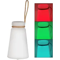 FH Lighting LED-Akku-Tischleuchte Bruno 3.000 K, RGB LED Tischleuchte,