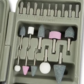 Eberth Druckluftwerkzeuge 71 tlg. mit 1/2" Schlagschrauber, 3/8" Ratschenschrauber, 150mm Meißelhammer und 6mm Geradschleifer, Druckluft Werkzeug mit 1/4" Druckluftanschluss und großem Zubehör