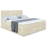 altdecor Boxspringbett mit Matratze(20 cm 160x200 cm Schlafzimmer, Betten, Boxspringbetten