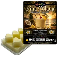 WonderWax Duftwachs WonderWax® Duftwachs 6 Herzen, (Pina Colada), Duftrichtung: Pina Colada