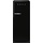 Smeg FAB28RBL5 Retro-Kühlschrank (270 l, 1530 mm hoch, Schwarz)