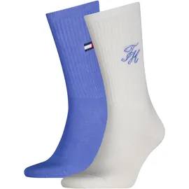 Tommy Hilfiger TH UNI SOCK 2P MONOGRAM Socken 2er Pack Weiß 39-42