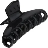 H+B Italia Haarklammer Imperiale Schwarz, 9 cm