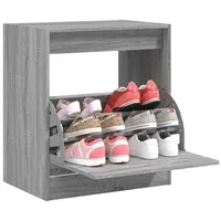 VidaXL Schuhschrank Grau Sonoma 60x42x69 cm Holzwerkstoff