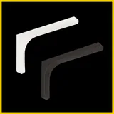 10x WSPP 240 Weiß Einfache Regalhalter Regalträger Regalwinkel Regalhalterung