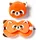 Puckator Relaxeazzz Roter Panda Reisekissen & Schlafmaske
