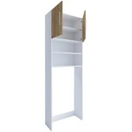 VCM Waschmaschinenschrank Jutas Weiß