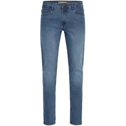 Slim-fit-Jeans BLEND "Slim-fit-Jeans BHZilon", Herren, Gr. 31, Länge 34, blau (denim middle blau), Obermaterial: 68% Baumwolle CO. 27% Polyester PES. 3% Viskose CV. 2% Elasthan EL., Jeans Slim-fit-Jeans