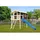 Akubi Stelzenhaus Benjamin Set A terragrau mit Rutsche blau 91207