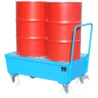 Bauer Südlohn Fahrbare Auffangwanne AW-F 2, lackiert, Lichtblau